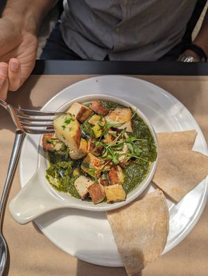Vegan Shakshuka at Greens Restaurant in San Francisco