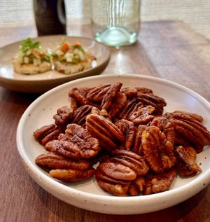 Pecans  at Greens Restaurant in San Francisco