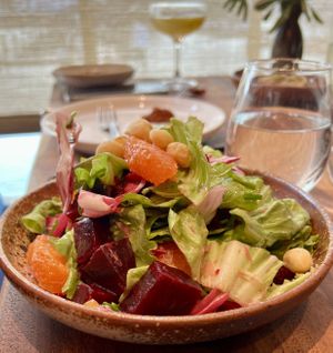 Beet saladd  at Greens Restaurant in San Francisco
