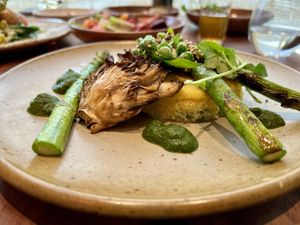 Dhokla  at Greens Restaurant in San Francisco