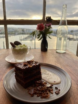 Cake  at Greens Restaurant in San Francisco