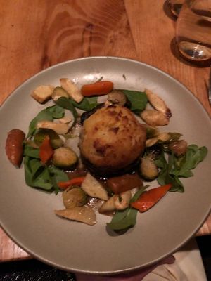 Mushroom Shepard’s pie at Greens Restaurant in San Francisco