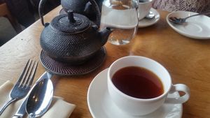 Vanilla Rooibas tea at Greens Restaurant in San Francisco