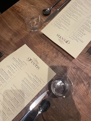   at Greens Restaurant in San Francisco