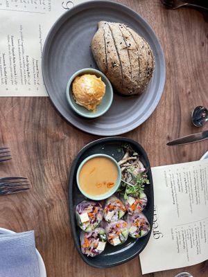   at Greens Restaurant in San Francisco