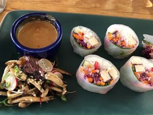 Fresh Spring Roll at Greens Restaurant in San Francisco