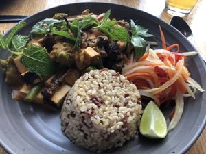 Wonderful Red Curry at Greens Restaurant in San Francisco
