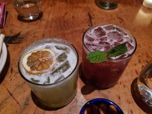 Drinks at Greens Restaurant in San Francisco