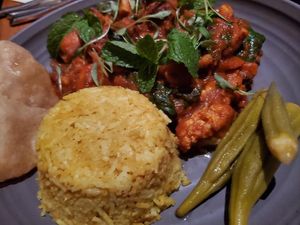 Spicy dish at Greens Restaurant in San Francisco