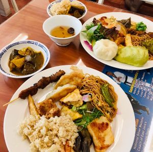 Vegan buffet 2000¥ at Loving Hut in Tokyo