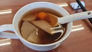 Herbal Soup at Loving Hut in Tokyo