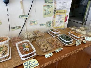 All vegan!!  at Loving Hut in Tokyo