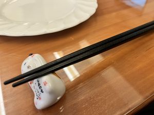 Cool decor   at Loving Hut in Tokyo