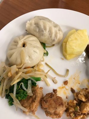 Buffet at Loving Hut in Tokyo