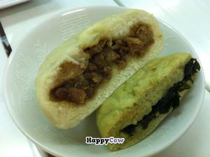 filling at Loving Hut in Tokyo