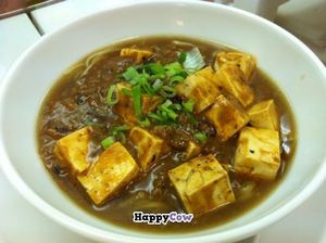 Some type of tofu curry at Loving Hut in Tokyo