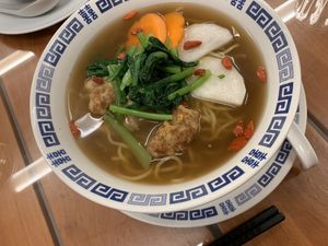 Ramen at Loving Hut in Tokyo