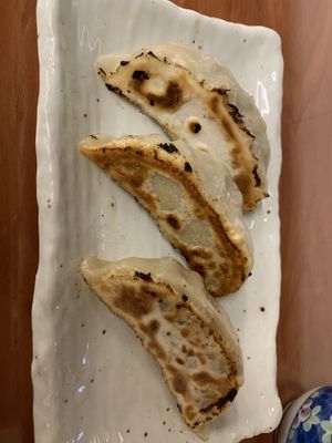 Gyoza  at Loving Hut in Tokyo