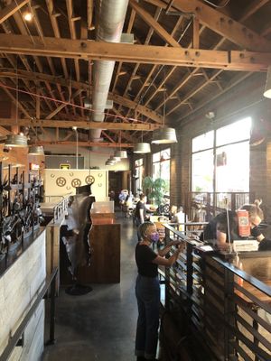 The interior  at Thai Orchid in Vancouver