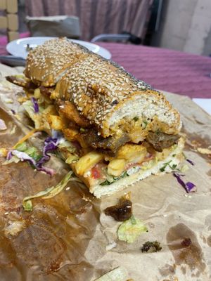 Vegan gatsby 😍👏 at Lekker Vegan Cafe - Kloof St in Cape Town