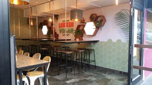 Inside at Lekker Vegan Cafe - Kloof St in Cape Town