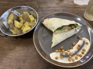 burrito & potatoes  at Tidore Food in Zarautz