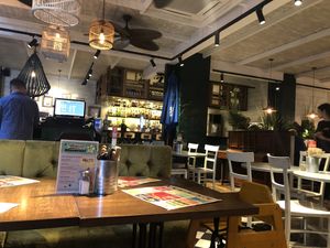 Interior shot  at Absurd Bird in Exeter