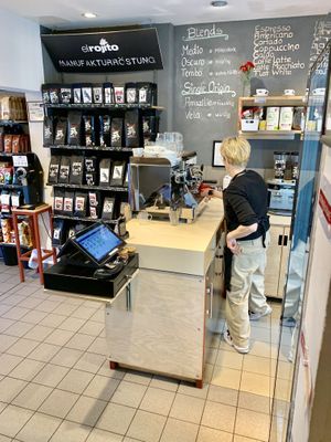 Fairtrade Organic Coffeeshop at El Rojito Café Ottensen in Hamburg