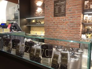 Gelatos at Grezzo Raw Chocolate in Milan