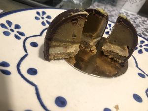 Emblema Cuore di Pistacchio at Grezzo Raw Chocolate in Milan