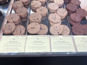 Cookies at Grezzo Raw Chocolate in Milan