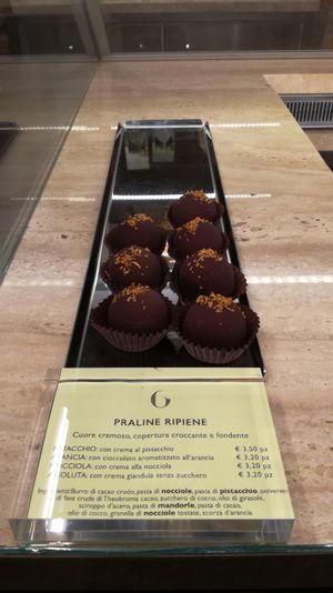 . at Grezzo Raw Chocolate in Milan