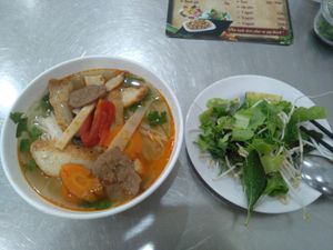 Fish cake noodles  at Tiem Chat Thanh Thao in Pleiku