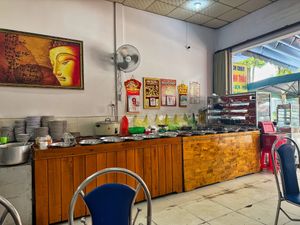 Buffet section at Tiem Chat Thanh Thao in Pleiku