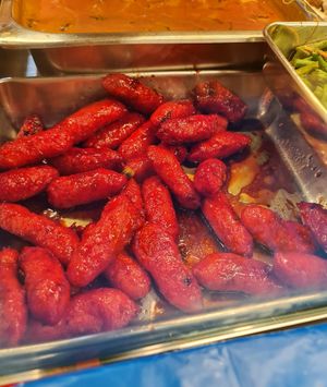 Mock sausage ~ 15/5/22 at Tanaka Vegetarian 巧田中素食 - Bukit Gombak in West Singapore