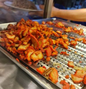 Mock char siew ~ 15/5/22 at Tanaka Vegetarian 巧田中素食 - Bukit Gombak in West Singapore