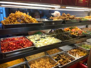 Food selection  at Tanaka Vegetarian 巧田中素食 - Bukit Gombak in West Singapore