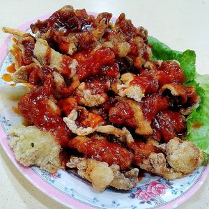 Zi char -fried mushroom at Tanaka Vegetarian 巧田中素食 - Bukit Gombak in West Singapore