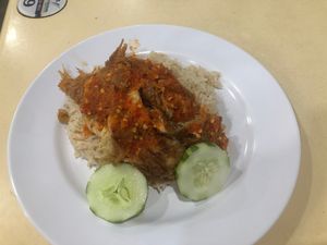 Chicken rice  at Tanaka Vegetarian 巧田中素食 - Bukit Gombak in West Singapore