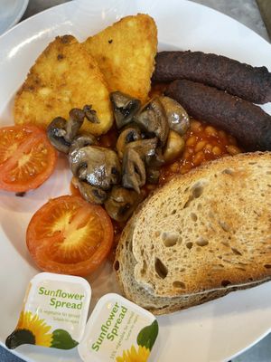 Vegan Breakfastt  at Granny Dowbekins Tearooms in Penrith