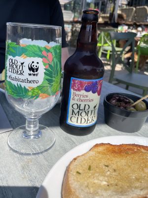 Alcohol-free cider - Granny Dowbekins Tearooms, Pooley Bridge  at Granny Dowbekins Tearooms in Penrith