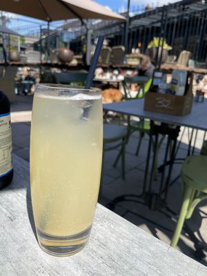 Elderflower lemonade - Granny Dowbekins Tearooms, Pooley Bridge  at Granny Dowbekins Tearooms in Penrith