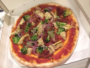 Vegan Pizza at Kranz in Schopfheim