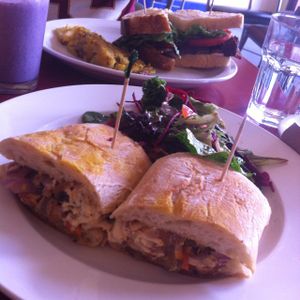 cheesesteak sandwich  at Herbivore - Mission District in San Francisco