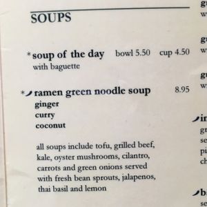 soups  at Herbivore - Mission District in San Francisco