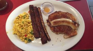 Combo meal at Herbivore - Mission District in San Francisco