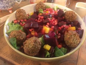 Buddha bowl salad  at Ultimate Vegan Cafe in Lichfield