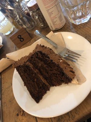 Chocolate Cake!!😍😍 at Ultimate Vegan Cafe in Lichfield
