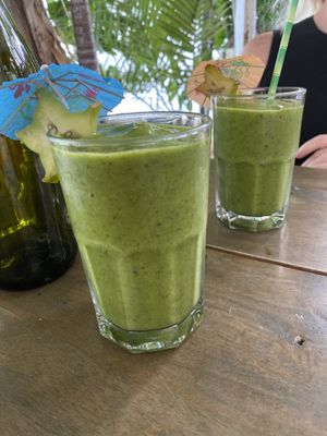 Sunrise smoothies at Surf Box in Playa Flamingo