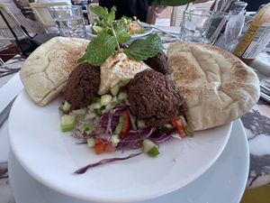 Hummus Plate  at Surf Box in Playa Flamingo